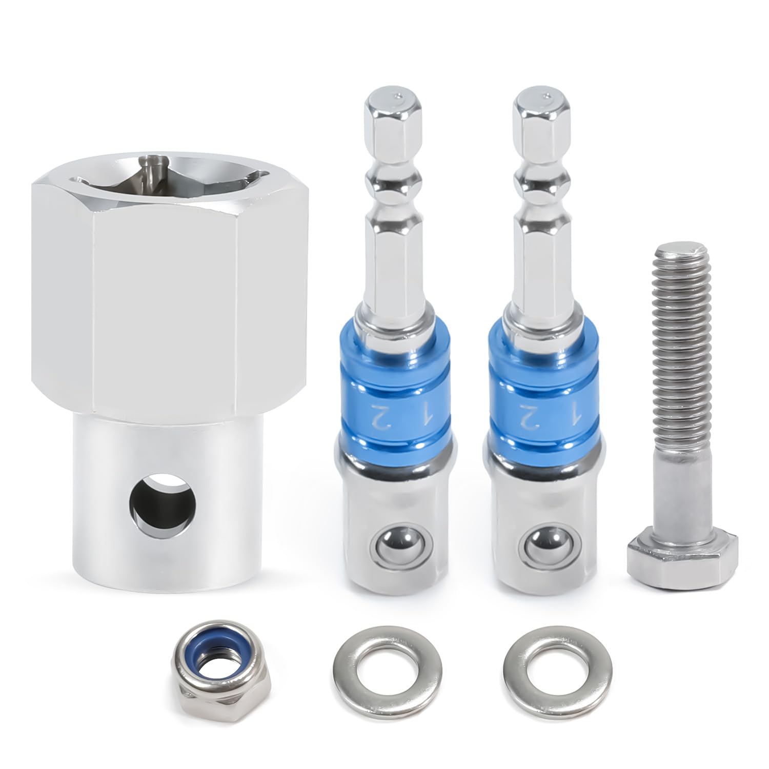 Amazon | フルステンレススチールトップウィンドトレーラージャック